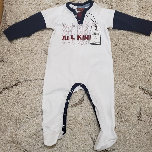 7 For All Mankind One Pieces 7 For All Mankind Footed Body Suit Onesie Poshmark